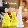 Abaodam 4pcs Mini Dolls Display Stand Action Figure Holder Supports Rack Joint Doll Collection Easy Setup Display Bracket view 3