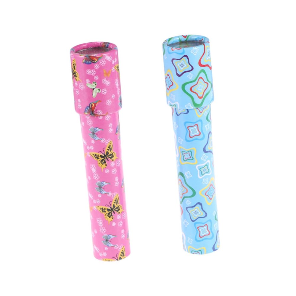 Abaodam 2pcs Kaleidoscope Educational Rotating Plaything for Boys and Random Color Random Color
