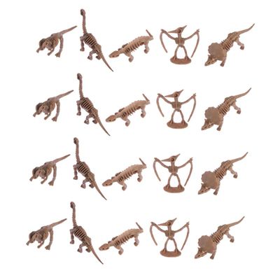 BESPORTBLE 24Pcs Mini Dinosaur Figures Plaything for Boys and Educational Birthday Party Supplies Safe and Realistic Animal Models Random Style