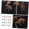 BESPORTBLE 24Pcs Mini Dinosaur Figures Plaything for Boys and Educational Birthday Party Supplies Safe and Realistic Animal Models Random Style view 3