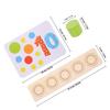 Alasum Educational Cylinder Stacking Blocks for Balanced Smooth-Edge Building to Develop Hand-Eye Coordination Imagination and Social Skills Compact and Portable Early Learning Plaything view 2