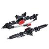 1/10 Scale RC Aluminum Axle Set | CNC Machined Front & Rear Axles for Crawler SCX10 II 90046 90047 | Robust Upgrade for RC Cars/Trucks/Off - Road view 1