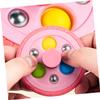 LIOOBO Funny Tyre Shape Gyro for Educational Manual Plastic Spinning Enhances Hand-Eye Coordination and Creativity Fidget Plaything for Boys view 4