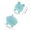 Abaodam Creative Large Blue Piggy Bank for Boys PVC Coin Box Cute Piggy Money Saver for Bedroom Study Home Decor view 2