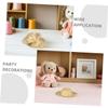BESPORTBLE 12Pcs Handwoven Mini Straw Hats for Dolls Lightweight Breathable Dollhouse Accessories Tiny Woven Caps for DIY Crafts Summer Decoration view 3