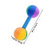 FUNOMOCYA 2pcs Grip Dumbbell Lightweight Safe Training Rattles for Muscle Exercise and Soothing Sensory Development Newborn Playtime view 2