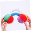 FUNOMOCYA 2pcs Grip Dumbbell Lightweight Safe Training Rattles for Muscle Exercise and Soothing Sensory Development Newborn Playtime view 3