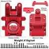 Gearbox Case Set ARA310935 Aluminum Alloy for Arrma 1/5 Kraton 8S Outcast 8S RTR EXB Upgrade Parts (Red) view 3