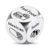 Date Dice - Valentines Day Gifts for Couples, Valentine Couple Date Night Gifts for Him Her Boyfriend Girlfriend Funny Dinner Dice for Wife Husband,11th Anniversary Steel Wedding Birthday Gift view 1