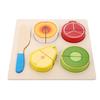 BESPORTBLE Fruit Cutting Play for Educational Kitchen Removable Cartoon Fruit Puzzle for Hand-Eye Coordination and Creativity Development Safe Non-Toxic Material for Age view 1