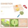 BESPORTBLE Fruit Cutting Play for Educational Kitchen Removable Cartoon Fruit Puzzle for Hand-Eye Coordination and Creativity Development Safe Non-Toxic Material for Age view 2