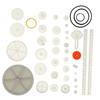 Abaodam Plastic Gears Pulley Belt Rack for DIY Car Robot Accessories Educational Model Building Kit for Boys Science Experiment view 1