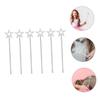 Levemolo 6pcs Star Shaped Fairy Wand Lightweight Sticks for Costume Party Dress Dress Performance Cosplay view 2