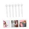 Levemolo 6pcs Star Shaped Fairy Wand Lightweight Sticks for Costume Party Dress Dress Performance Cosplay view 3