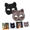 Abaodam 2pcs Fox Animal Masks for Halloween Masquerade Party Costume Props Black Gray Fox Masks for Easter Carnival Cosplay Accessory view 4