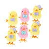 FUNOMOCYA 6Pcs Wind-up Plush Chicken Easter Jumping Clockwork Fuzzy Chicks for Boys Safe and Fun Basket Fillers view 1