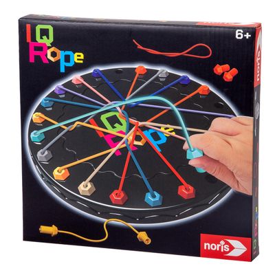 Noris IQ Rope Delicate Logic Game with Snap Canvas - Variable Difficulty Level - Promotes Thinking and Fine Motor Skills - Educational Game - Puzzle Game from 6
