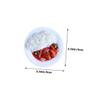 Alasum 5pcs Realistic Chinese Rice Food Model Lifelike PVC Pretend Play Food for Photo Props and Restaurant Display Accessories Decorative Kitchen and Dining Table Showcase view 2
