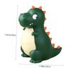 Abaodam Cartoon Dinosaur Piggy Bank for Plastic Animal Model Money Saving Jar Small Green Dinosaur Coin Bank for Decor and Coin Organization view 2