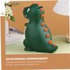 Abaodam Cartoon Dinosaur Piggy Bank for Plastic Animal Model Money Saving Jar Small Green Dinosaur Coin Bank for Decor and Coin Organization view 3