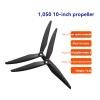10-inch Propeller, 1050 Three-blades Propeller, Fiberglass Nylon Large-scale Cross-country Drone Propeller view 2