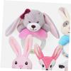 Abaodam 2pcs Animal Rattle Plush Ring Shakers Lightweight Auditory Stimulating Grab Exercise for Boy Girl Newborns view 2
