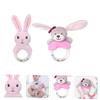 Abaodam 2pcs Animal Rattle Plush Ring Shakers Lightweight Auditory Stimulating Grab Exercise for Boy Girl Newborns view 4