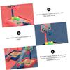 2 Sets Mini Basketball Game Desktop Basketball with Red Blue Hoops Educational Sports Game for Hand-Eye Coordination and Creative Play Fun Indoor Tabletop Activity view 3