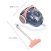 BESPORTBLE Electric Vacuum Cleaner for Pretend Play Safe Plastic Mini Dust Catcher Educational Home Appliance Simulation for Learning Tool view 2