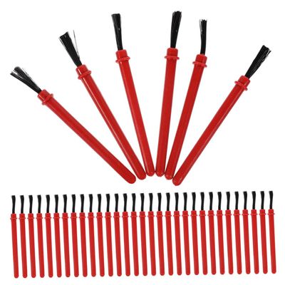 Abaodam 50Pcs Paint Brush Set Small Watercolor Brushes for Safe Material Easy to Handle Bulk Art Supplies for Boys and Creative Painting