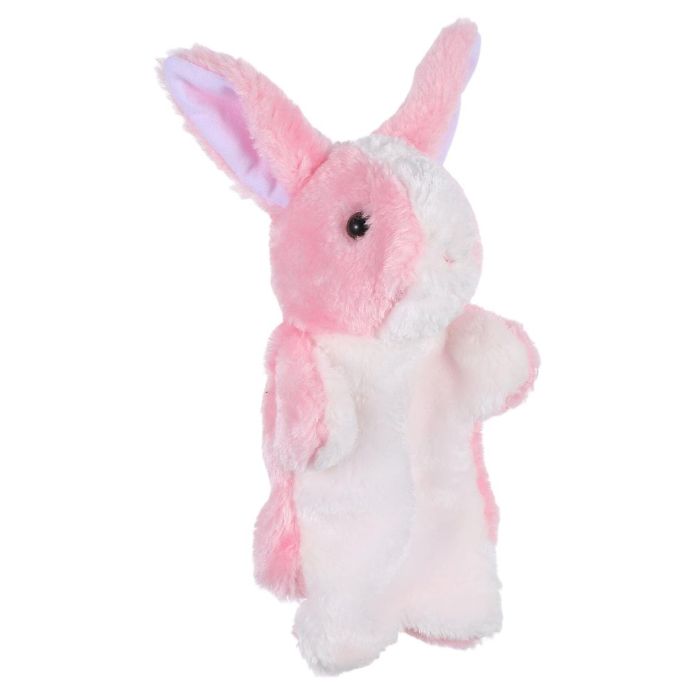 BESPORTBLE Plush Rabbit Hand Puppet for Soft Cartoon Animal Puppet for Imaginative Storytelling and Role Play Educational Interactive for Parent Fun for Early Learning