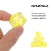 BESPORTBLE 36pcs Transparent Acrylic Dice Set for Board Games and Math Teaching Straight-Edged Dice for Classroom Use Party Activities Educational Counting Tools view 3