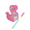 Alipis Dinosaur Pinata with Rod for Birthday Party Fun Pink Decorative Filled with Candy and Confetti for Celebrations and Theme Party Entertainment view 1