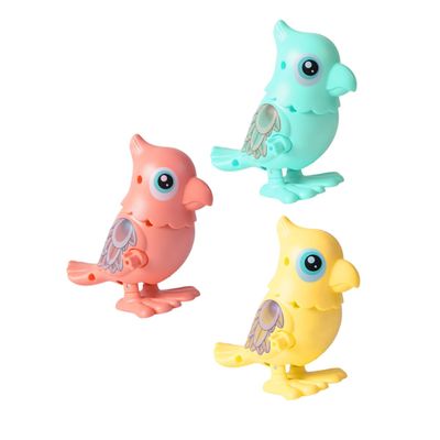 TOYANDONA 3pcs Wind-up Chicken for Lightweight Plastic Animal Walking Smooth Safe Material Random Colors Party and Easter Basket Fillers Random Color