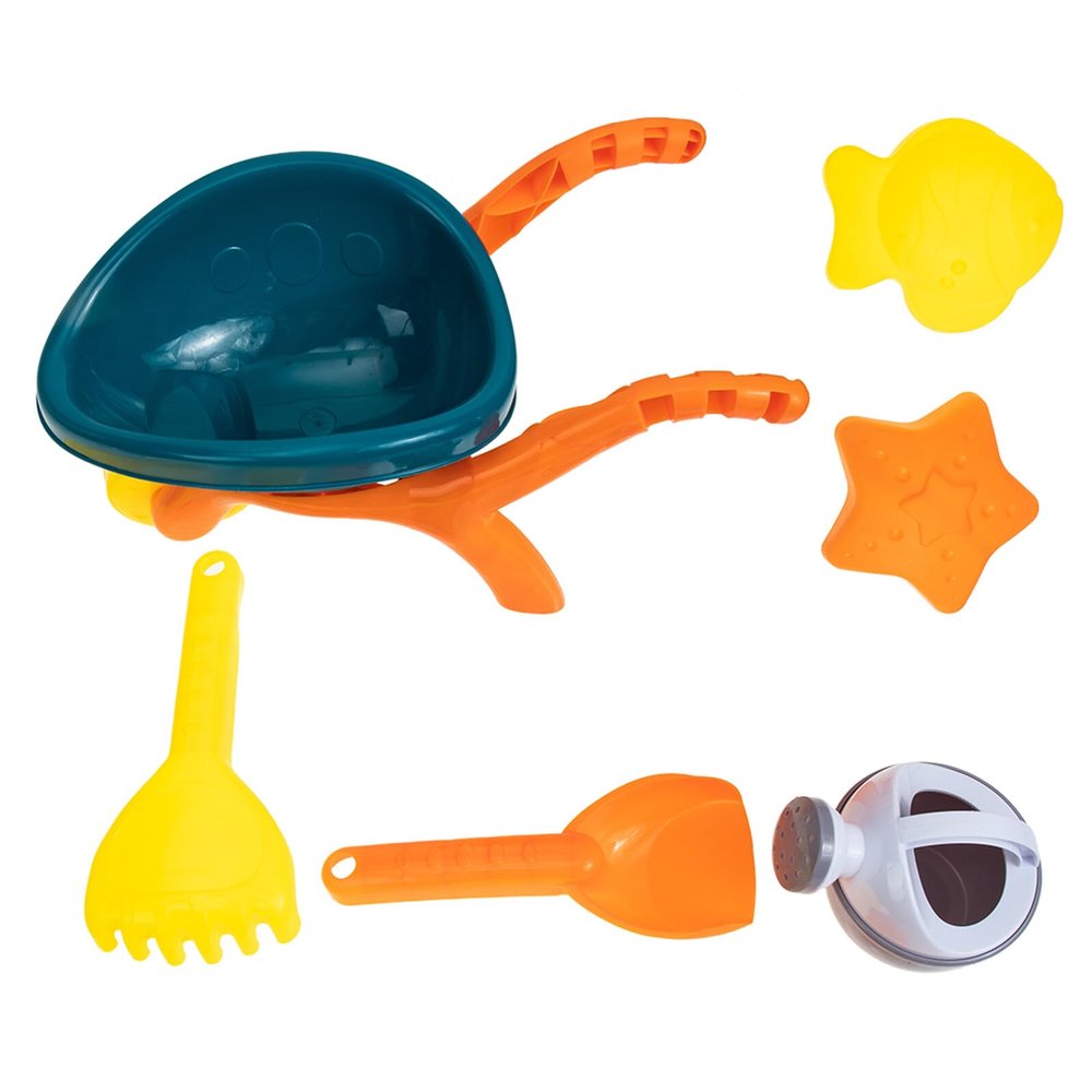 Beaupretty Beach for Sand Plaything with Bucket Shovel Rake and Molds for Outdoor Sand and Water Fun Safe Lightweight Design for Boys