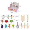 DYNWAVE Playset Pretend Play Furnishings Handcraft Crafts Preschool Kindergarten Fine Motor DIY Model Gift Cooking, Pink Set B view 3