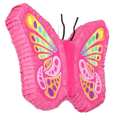 Abaodam Butterfly-shaped Birthday Pinata for Party Material Filled Pinata Decor Fun Hanging Decoration and Plaything for Boys and Celebration