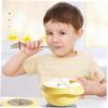 Mikinona Portable Suction Bowl with Detachable Suction Cup Food-grade Tableware Leak-resistant and Easy to Clean for Safe Odorless Material in Yellow view 2