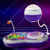 TOPINCN Kids DJ Mixer Toy, Phone Connecting Music Creation Party Mixer Turntable Toy with Built in Microphone for Kids, for Fans of Toys view 4