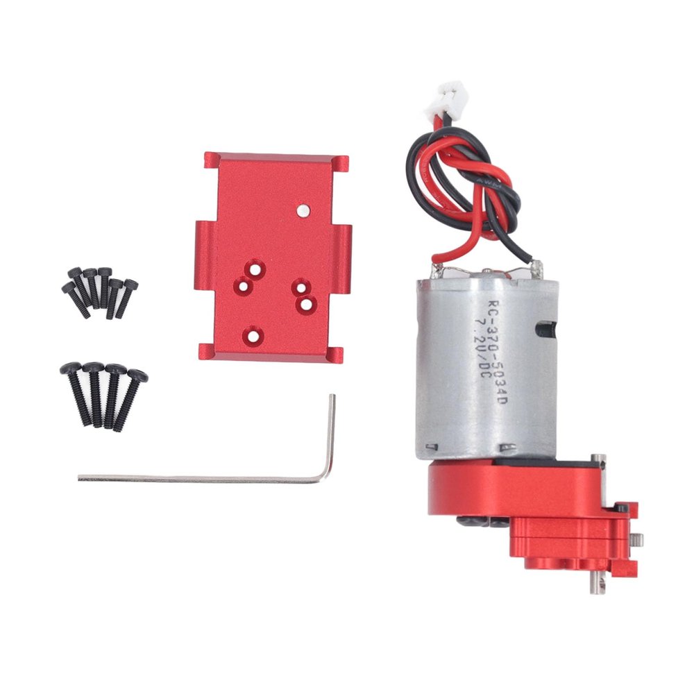 RC Middle Gear Box Assembly for HOBBYPLUS 1/18 4WD CP18P, Aluminum y RC Car Middle with Mounting Plate, Performance Enhancement for te Control Cars,