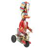 Kikumi Duck on the Bike Tin Toy Handmade Delicate Clock Movement Retro Vintage Nostalgia Tricycle with Duck Ornament view 3