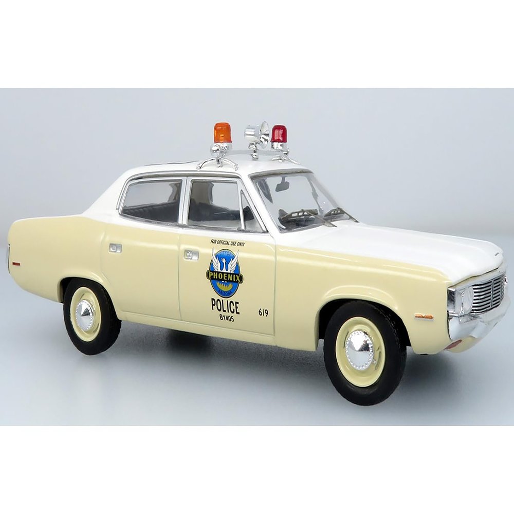 1972 Matador Police Car Phoenix Police Department White and Beige 1/43 Diecast Model 43-0590