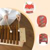 EHJRE Rainmaker Rain Sound Making Toy Fine Motor Skill Beaded Raindrop Educational, Fox view 3