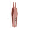 Baby Cleaning Tweezer LED Light Forcep Premium Safe Durable Stainless Steel Plastic Multi Purpose Tool for Ear Nose Navel Eye Removal 3.7 Inch view 2