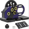 AMK 1/10 Overdrive 30% Metal Differential Transmission with Skid Plate for RC Crawler Gspeed Compatible with Printer Supplies(Purple) view 1