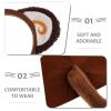 1 Set Monkey Costume Accessories Kids: Including Animal Ears Headband Tail & Bow Tie  Cute Animal Cosplay Kit for Jungle Party Makeup view 3