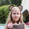 1 Set Monkey Costume Accessories Kids: Including Animal Ears Headband Tail & Bow Tie  Cute Animal Cosplay Kit for Jungle Party Makeup view 4