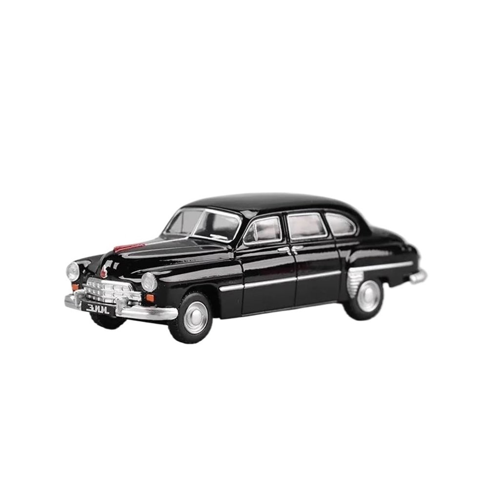 1/64 for ZIM Alloy Car Model Play Vehicles Retro Black Metal Model Ornament Entryway Display