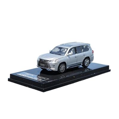 1:64 for LX570 SUV Alloy Multi-Color Car Model Simulation Scale Die-Cast Collectibles(Silver)