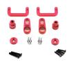 Rc Upgrade Parts For Axial For Scx10 III 1/10 RC Crawler Car Upgrade Parts Accessories Metal Dig 2-Speed Shift Servo Horn Arm Protect Mount Set(Red) view 2